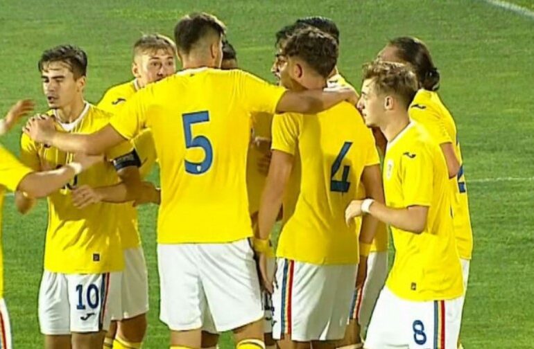 România U20 învinge Portugalia la primul meci din istoria echipei