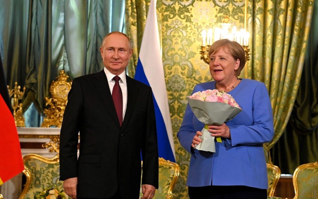 Angela Merkel in Rusia