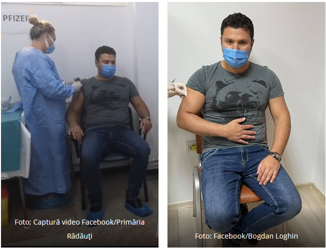 Un fake de dragul unei poze: Cum a simulat primarul din Rădăuți vaccinarea, pentru că avea nevoie de fotografii pentru Facebook