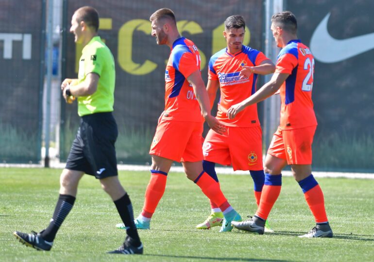 FCSB, victorie cu 5-0 la ultimul meci cu Edi Iordănescu antrenor: Becali a interzis publicarea rezultatului