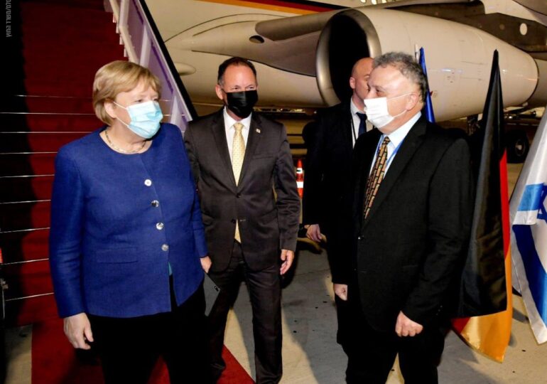 Angela Merkel merge în Israel, în turneul de rămas-bun