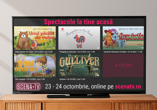 Spectacole la tine acasă de la Teatru la Cinema