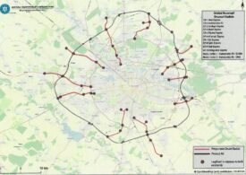 Consiliul General a dat undă verde pentru realizarea a 10 drumuri care să lege Bucureștiul de viitoarea A0. Pe unde ar urma să treacă și care sunt costurile
