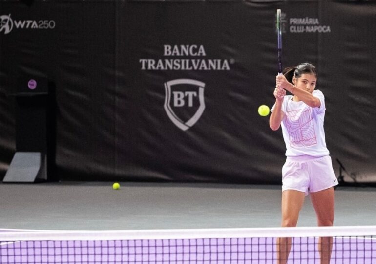 Emma Răducanu, eliminată în sferturi la Transylvania Open: Ratează duelul cu Simona Halep