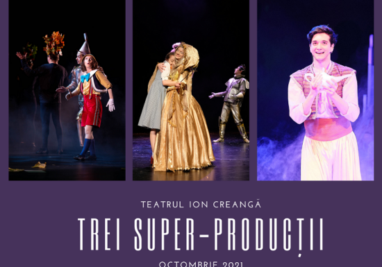 Spectacolele Teatrului Ion Creangă se văd pe scena Teatrului Național de Operetă „Ion Dacian”