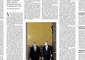 Iohannis, criticat în presa germană: Câștigătorul premiului Carol cel Mare, pe căi greșite