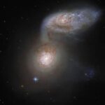 Coliziunea dintre două galaxii a fost surprinsă de Hubble. Asta se va întâmpla și cu galaxia noastră