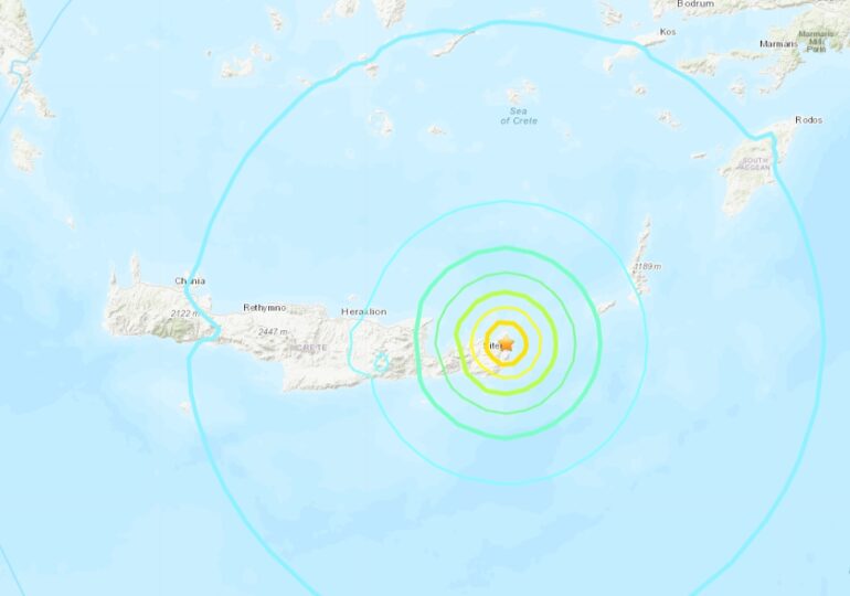 Un cutremur de 6,3 grade a zguduit Creta (Video)