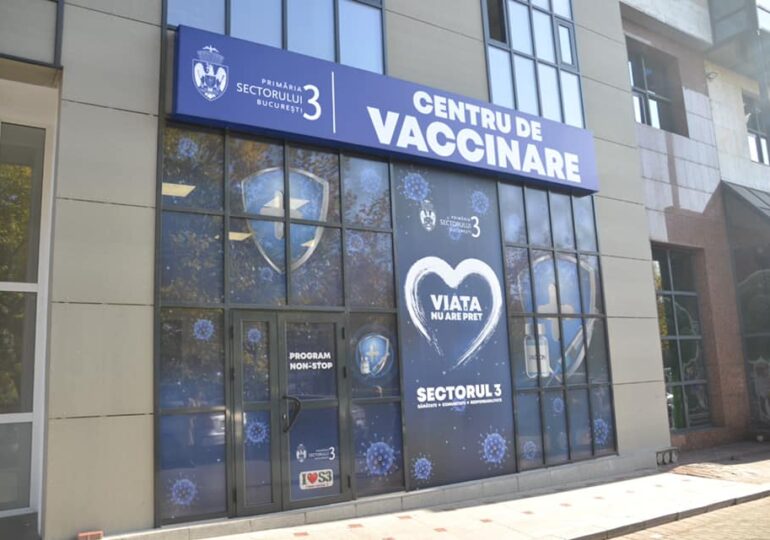 Primul centru de vaccinare non-stop din București se deschide în sectorul 3