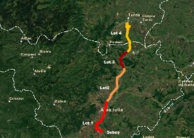 Marți se dă drumul circulației pe Lotul 2 al autostrăzii Sebeş - Turda, cu anumite restricții
