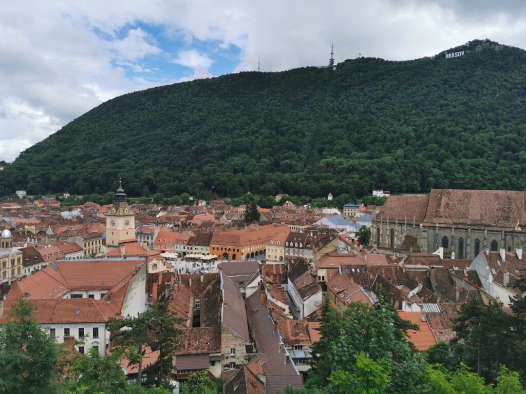 Brașov Tâmpa panoramă oraș