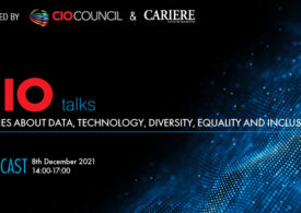 Povești despre date, tehnologie, diversitate, egalitate și incluziune, pe 8 decembrie, la CIO TALKS
