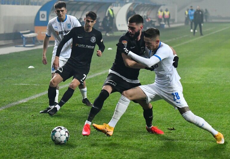 Liga 1: Adrian Petre dă lovitura și Farul smulge o victorie mare în fața Universității Craiova
