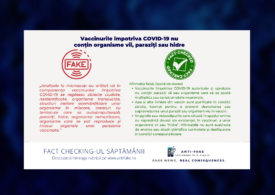 Fact checking-ul săptămânii: Vaccinurile împotriva COVID-19 nu conțin organisme vii, paraziți sau hidre