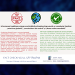 Fact checking-ul săptămânii: Informarea înșelătoare despre schimbările climatice împrumută un vocabular familiar: „minciuna globală”, „conducători din umbră” și „Noua ordine mondială”