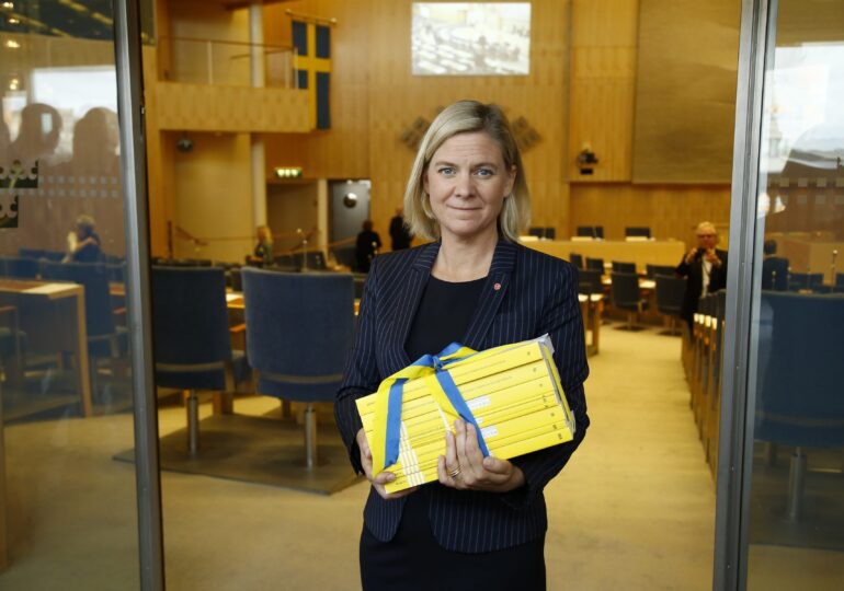 Magdalena Andersson a fost aleasă din nou premier al Suediei, la cinci zile după ce și-a dat demisia