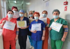 Proteste ale personalului din sănătate în Piaţa Victoriei, la Parlament și la Cotroceni, pentru acordarea drepturilor salariale (Video)