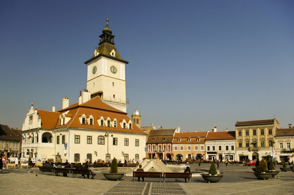 main square in Brasov