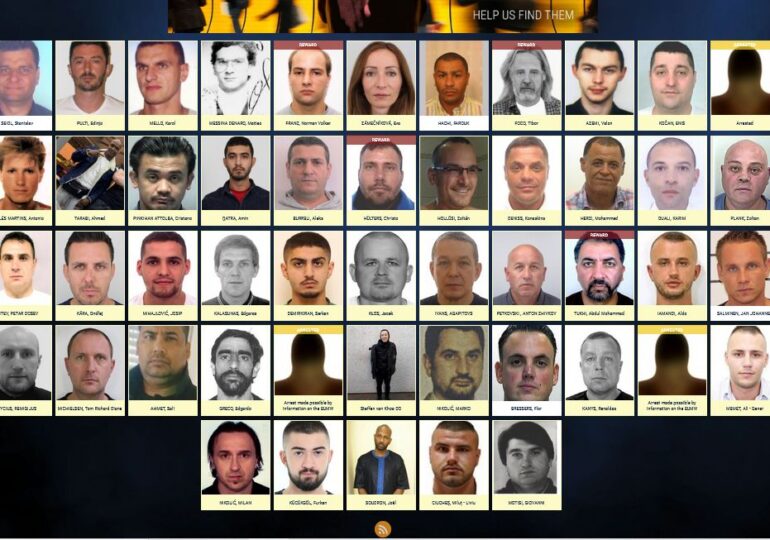 Europol a publicat lista celor mai căutaţi 62 de infractori, pe care se află și un român
