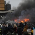 Incendiu cu flăcări de 6 metri la Popeşti Leordeni (Foto&Video) Ce spune Garda de Mediu