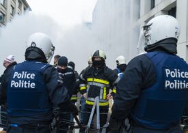 O explozie a distrus o clădire de locuinţe din Belgia (Foto)