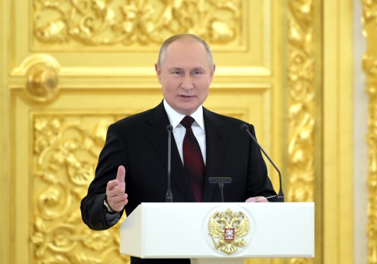 Putin a anunțat anexarea la Rusia a 18% din Ucraina: Ne reluăm locul în lume!