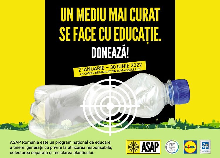 Campanie dedicată programului ASAP România, la casele de marcat din Lidl