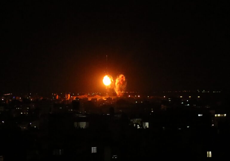 Armata israeliană a bombardat poziţii ale Hamas în sudul Fâşiei Gaza