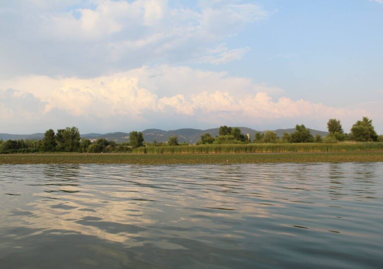 Sute de nave sunt blocate pe Dunăre din cauza secetei. Trei sferturi poate fi traversată pe jos, până la bulgari