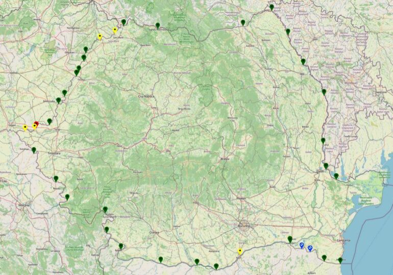 Aproape 50.000 de persoane au tranzitat frontierele României în prima zi din 2022