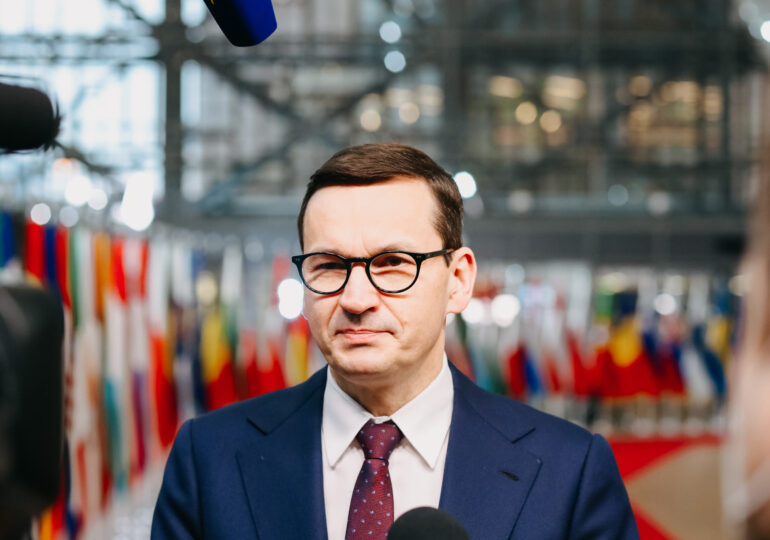 Premierul polonez cere o poziţie europeană ”fermă și unită” de susţinere a Ucrainei în faţa Rusiei
