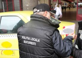 Razie la taximetriștii din Gara de Nord, cu amenzi de 14.500 de lei în 3 ore