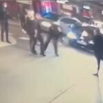 Un interlop a bătut un polițist în parcarea unui mall din Timișoara. De față erau și alți agenți, dar nu au reacționat (Video)