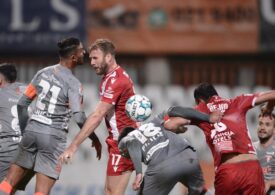 Liga 1: Dinamo scoate un egal în deplasare la UTA Arad în 9 oameni