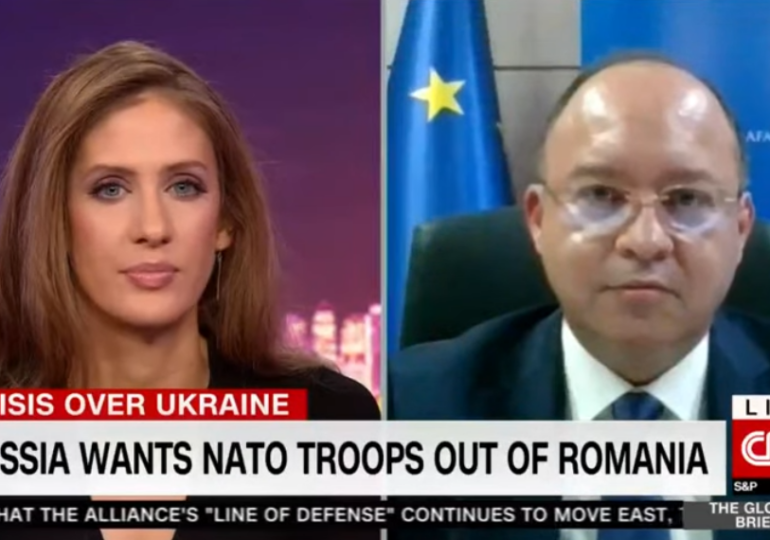 Aurescu îl contrazice pe Putin, în direct la CNN: Să verifice dacă sunt rachete ofensive în România (Video)