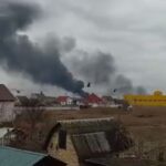 Asalt aerian uriaș cu elicoptere Mi-8 pe aeroportul de lângă Kiev. Fum negru peste sediul serviciilor secrete (Foto & Video)