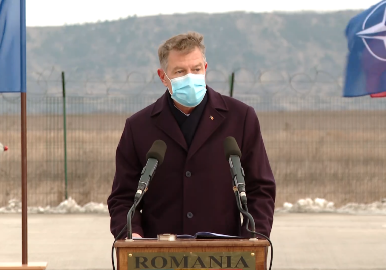 Iohannis anunță că România vrea să cumpere avioane F-35 și mulțumește NATO că trimite mai multe trupe la noi (Video)
