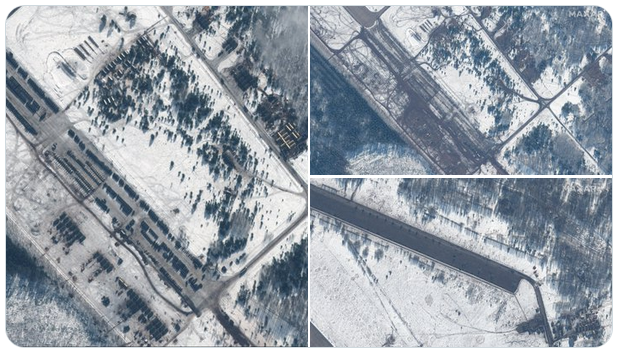 Imagini din satelit arată că armata rusă rămâne foarte activă în jurul Ucrainei (Foto)