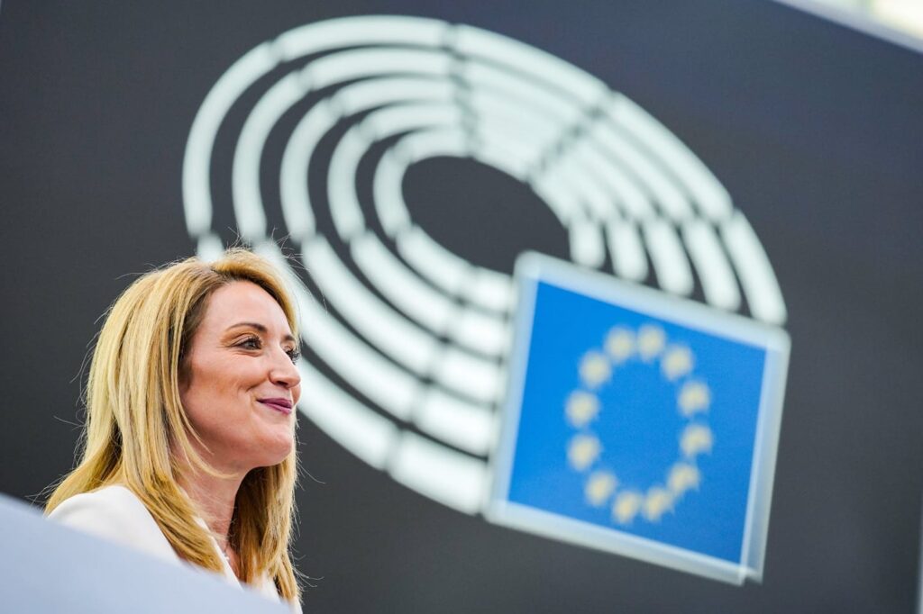 Mesajul șefei Parlamentului European, după întâlnirea cu Nicușor Dan (Foto)