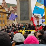 Sute de oameni au protestat în Polonia față de agresiunea Rusiei: Luați mâna de pe Ucraina. Putin, la tribunal! (Galerie foto)