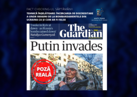 Fact checking-ul săptămânii: Tehnică înșelătoare: încercarea de discreditare a unor imagini de la bombardamentele din Ucraina ca și cum ar fi false