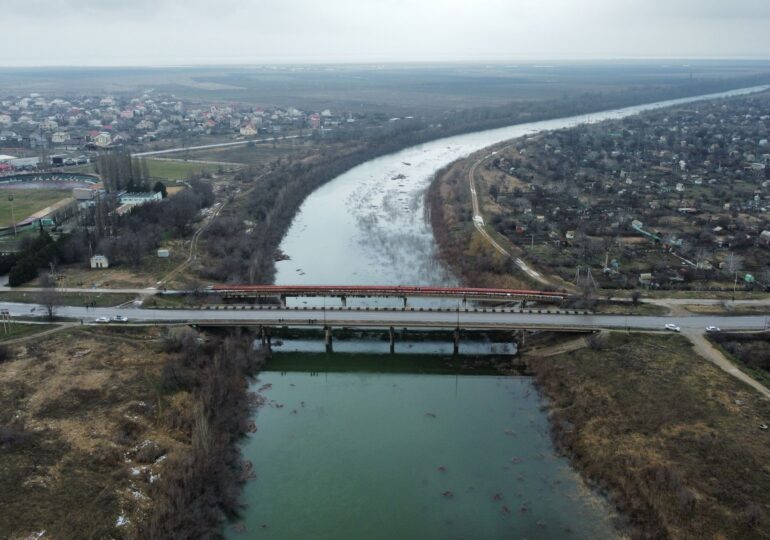 Canalul Crimeii de Nord are apă pentru prima dată în 8 ani. A fost un obiectiv principal al rușilor