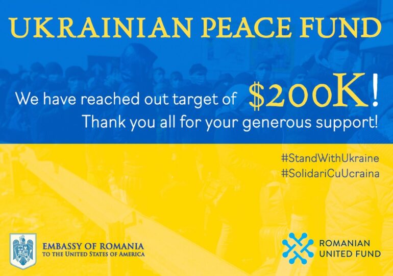 Românii din America trimit sute de mii de dolari pentru a ajuta refugiații ucraineni