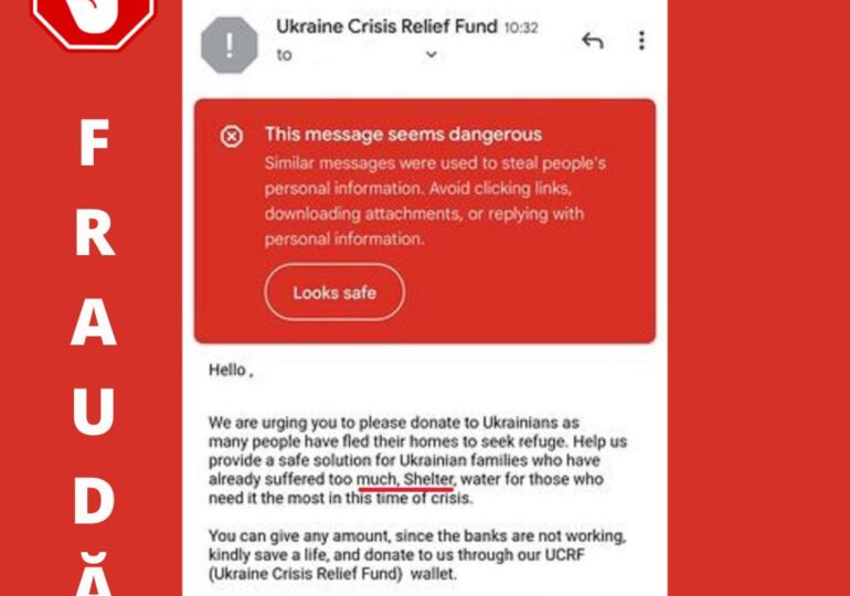 Alertă cibernetică: Hackerii se folosesc de situația Ucrainei şi trimit mailuri ca să vă lase fără bani