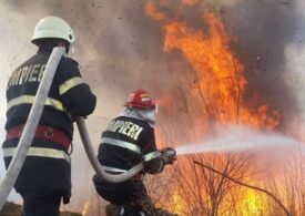 Incendiu puternic la o hală de mase plastice și cauciucuri din Craiova. Atenție la circulația pe DN 6!