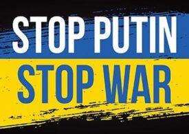 STOP PUTIN – STOP WAR, manifestaţie în Piaţa Universităţii din Bucureşti