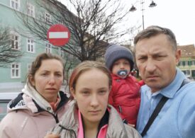 Rus refugiat la Sibiu cu familia din Ucraina: Să se termine mai repede nebunia asta şi să fie pace!