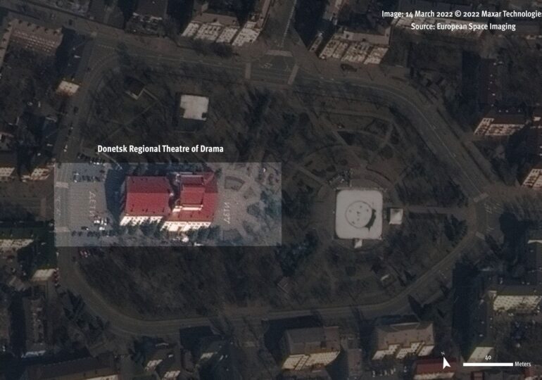 Primul bilanţ după masacrul din Mariupol şi cum arată acum teatrul distrus (Video)