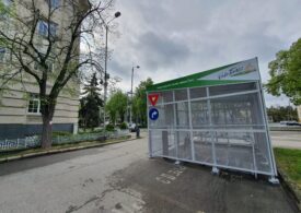 Timișoara: S-a deschis prima parcare destinată exclusiv bicicletelor (Galerie foto)
