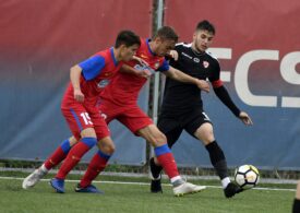 Dinamo a surclasat-o pe rivala FCSB în campionatul de tineret